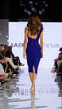 Royal Blue Asymmetric Two-Piece Set